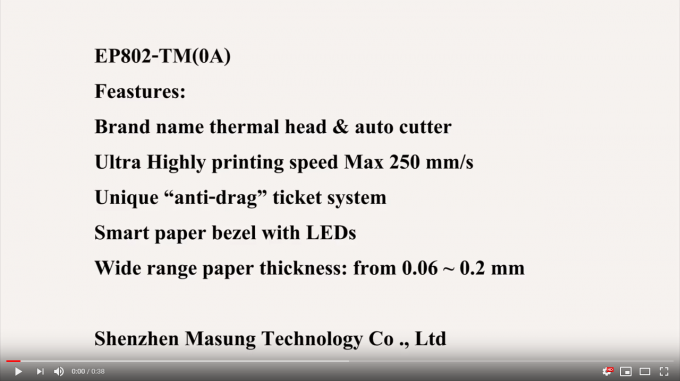 Veelvoudige LEDs-de Thermische Printer250mm/s Snelheid van de Opsporingskiosk voor Sporten het Wedden